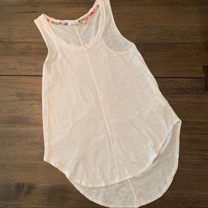 Anthropologie White Tank Top